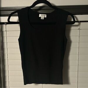 Classic Black Sleeveless Top